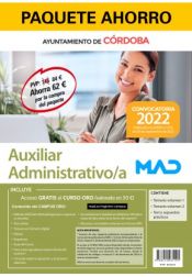 Paquete Ahorro Auxiliar Administrativo/a. Ayuntamiento de Córdoba de Ed. MAD