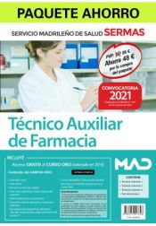 Paquete Ahorro Técnico Auxiliar de Farmacia del Servicio Madrileño de Salud (SERMAS) de Ed. MAD