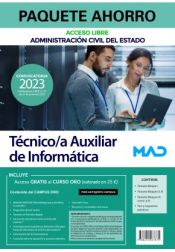 Paquete Ahorro Técnico/a Auxiliar de Informática (acceso libre). Administración General del Estado de Ed. MAD