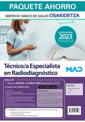 Paquete Ahorro Técnico/a Especialista en Radiodiagnóstico. Servicio Vasco de Salud (Osakidetza) de Ed. MAD