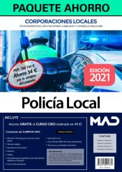 Policía Local de Corporaciones Locales. Paquete Ahorro de Editorial MAD