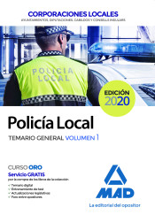 Policía Local. Temario General Volumen 1 de Ed. MAD