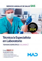 Técnico/a Especialista en Laboratorio. Temario específico volumen 2. Servicio Andaluz de Salud (SAS) de Ed. MAD